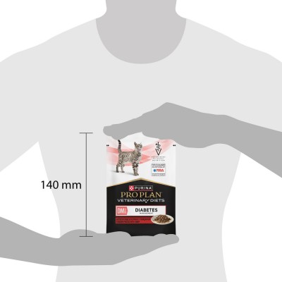 PURINA® PRO PLAN® VETERINARY DIETS DM St/Ox Diabetes Management Влажный корм для котят и взрослых кошек диетический при диабете с говядиной 85 гр