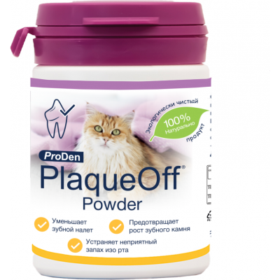 ProDen PlaqueOff средство для профилактики зубного камня у кошек 40 гр.