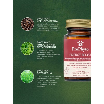 ProPhyto кормовая добавка Энерджи Буст 30 таблеток