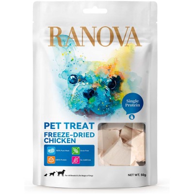 Ranova Лакомство для собак сублимированное курица 50 гр