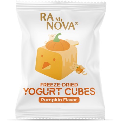 Ranova Лакомство для кошек и собак сублимированный йогурт микс вкусов: оргинальный, черника, клюква, тыква 40 гр