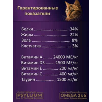 Reflex PLUS Adult Cat Food Skin Care Salmon сухой корм для кошек для здоровой кожи с лососем 15 кг.