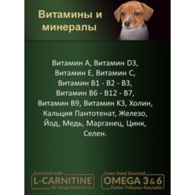 Reflex PLUS Mini Small Breed Junior Dog Food Chicken сухой корм для щенков мелких пород с курицей 3 кг.