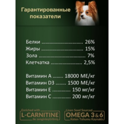 Reflex PLUS Mini Small Breed Adult Dog Food Chicken сухой корм для собак мелких пород с курицей 3 кг.