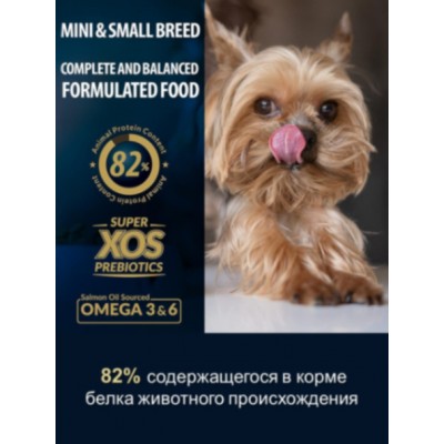 Reflex PLUS Mini Small Breed Adult Dog Food Salmon сухой корм для собак мелких пород с лососем 3 кг.