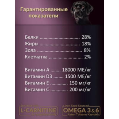 Reflex PLUS Adult Dog Food Beef High Energy сухой корм для собак с высокой активностью с говядиной 3 кг.