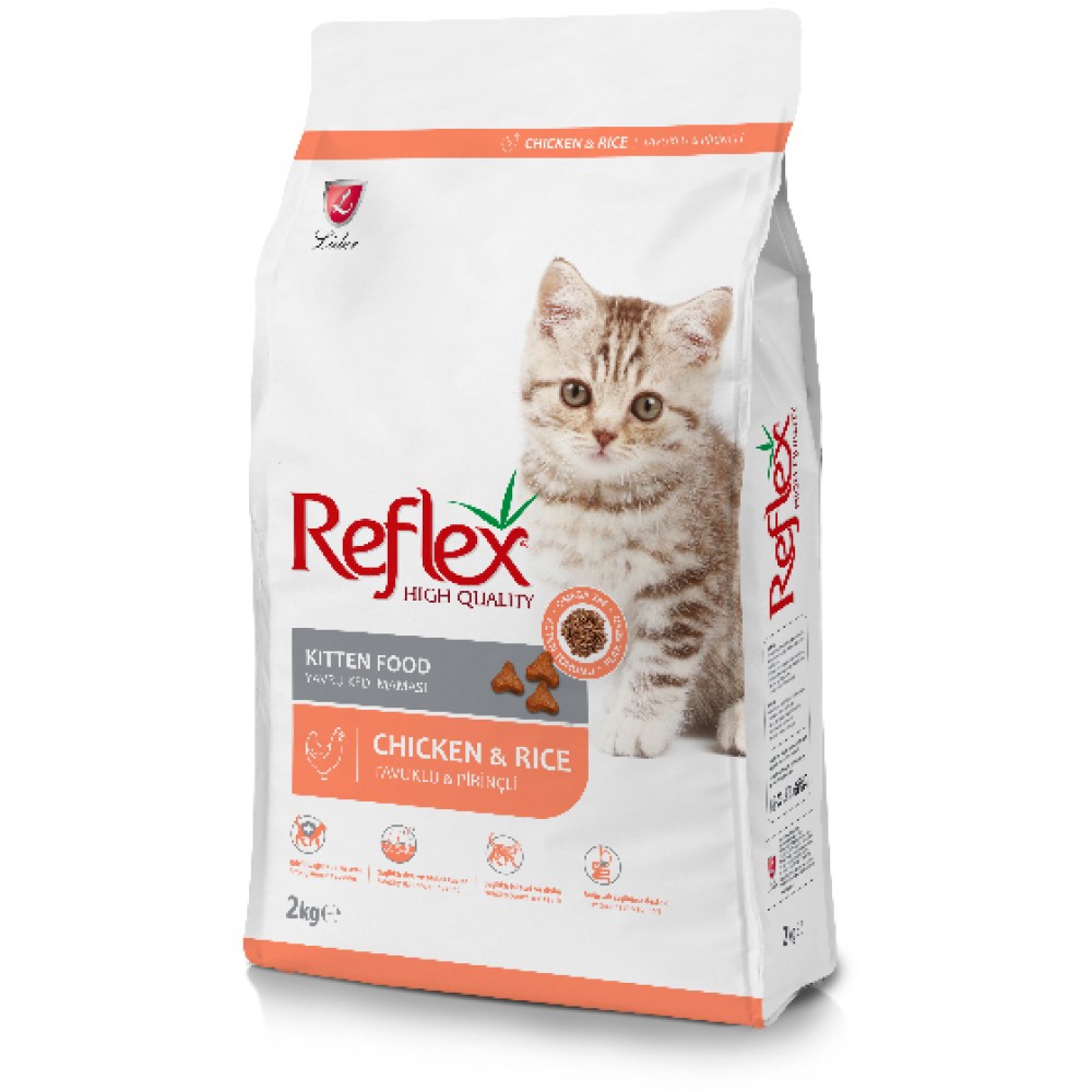 Reflex Kitten Food Chicken and Rice сухой корм для котят с курицей и рисом 2 кг.