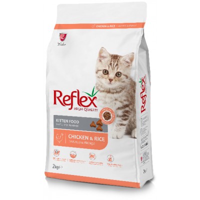 Reflex Kitten Food Chicken and Rice сухой корм для котят с курицей и рисом 2 кг.