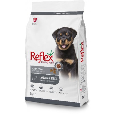 Reflex Puppy Food Lamb & Rice сухой корм для щенков с ягненком и рисом 3 кг.