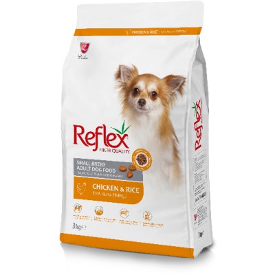Reflex Small Breed Adult Dog Food Chicken and Rice сухой корм для собак мелких пород с курицей и рисом 3 кг.