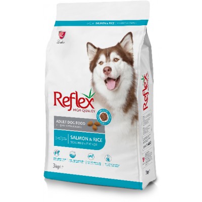Reflex Adult Dog Food Salmon & Rice сухой корм для собак с лососем и рисом 3 кг.