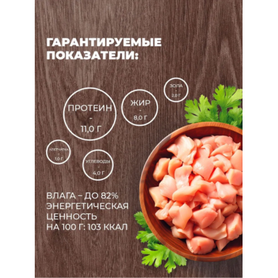 Родные корма консервы для собак курочка по-елецки 410 гр.