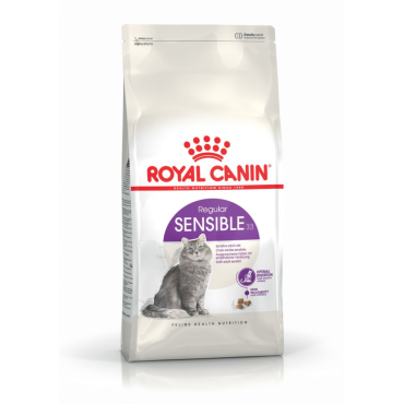 Royal Canin Sensible 33 Сухой корм сбалансированный для кошек с чувствительной пищеварительной системой в возрасте от 1 года 2 кг.