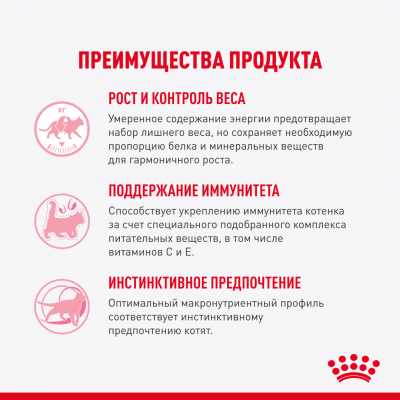 Royal Canin Kitten Sterilised Влажный корм сбалансированный для стерилизованных котят в возрасте от 6 до 12 мес. мелкие кусочки в желе, пауч 85 гр.