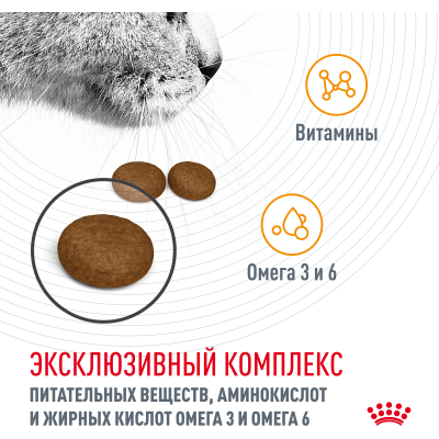 Royal Canin Hair & Skin Care Сухой корм для взрослых кошек для здоровья кожи и красоты шерсти 400 гр.