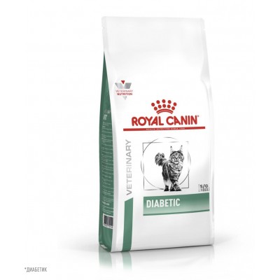 Royal Canin Diabetic Сухой корм для взрослых кошек при сахарном диабете 1,5 кг.