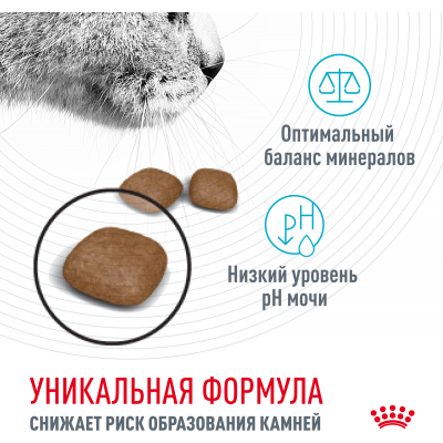 Royal Canin Urinary Care Сухой корм для взрослых кошек для поддержания здоровья мочевыделительной системы 4 кг.