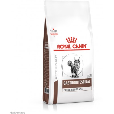Royal Canin Gastrointestinal Fibre Response Сухой корм для кошек при запорах 2 кг.