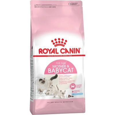 Royal Canin Mother&Babycat полнорационный корм для котят в возрасте от 1 до 4 месяцев, а также для кошек в период беременности и лактации 2 кг.