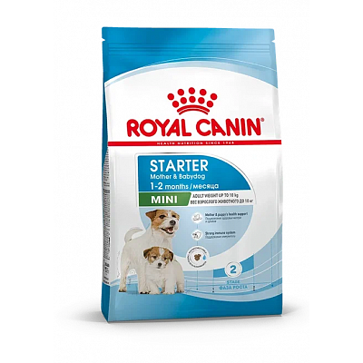 Royal Canin Mini Starter для щенков до 2-х месяцев и беременных или кормящих сук 3 кг.