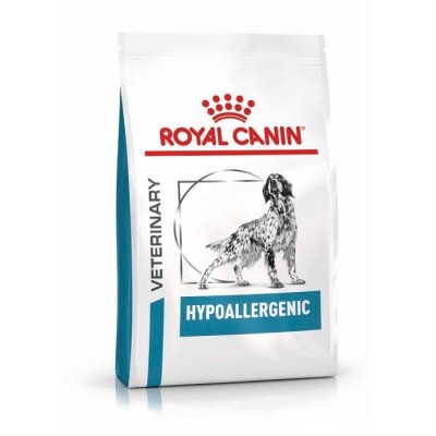 Royal Canin Hypoallergenic ветеринарная диета для собак с пищевой аллергией или непереносимостью 2 кг.