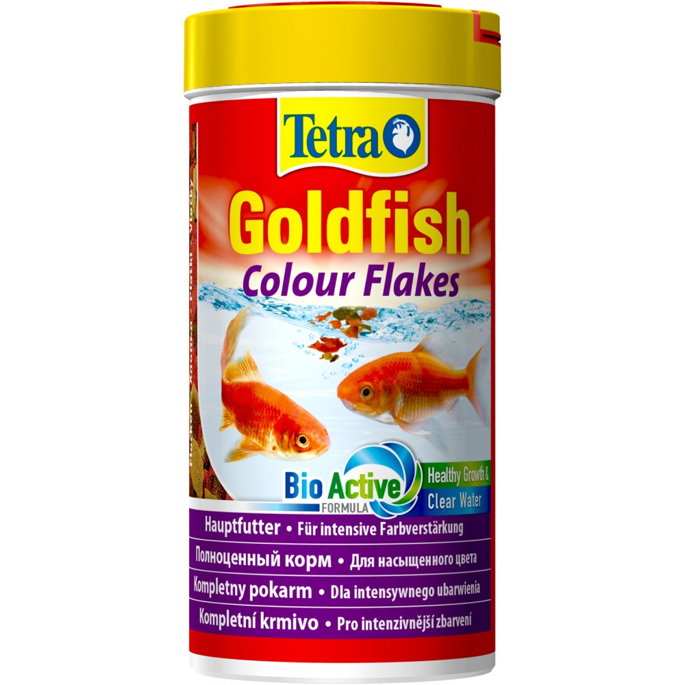 TetraGoldfish Colour корм в хлопьях для улучшения окраса золотых рыб 250 мл.