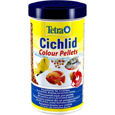 TetraCichlid Colour корм для всех видов цихлид для улучшения окраса 500 мл.