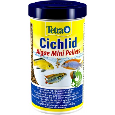 TetraCichlid Algae Mini корм для всех видов цихлид 500 мл.