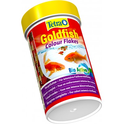 TetraGoldfish Colour корм в хлопьях для улучшения окраса золотых рыб 100 мл.