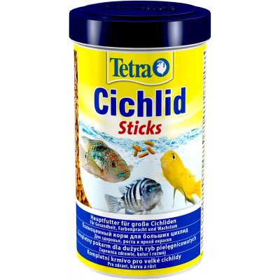 TetraCichlid Sticks корм для всех видов цихлид в палочках 500 мл.