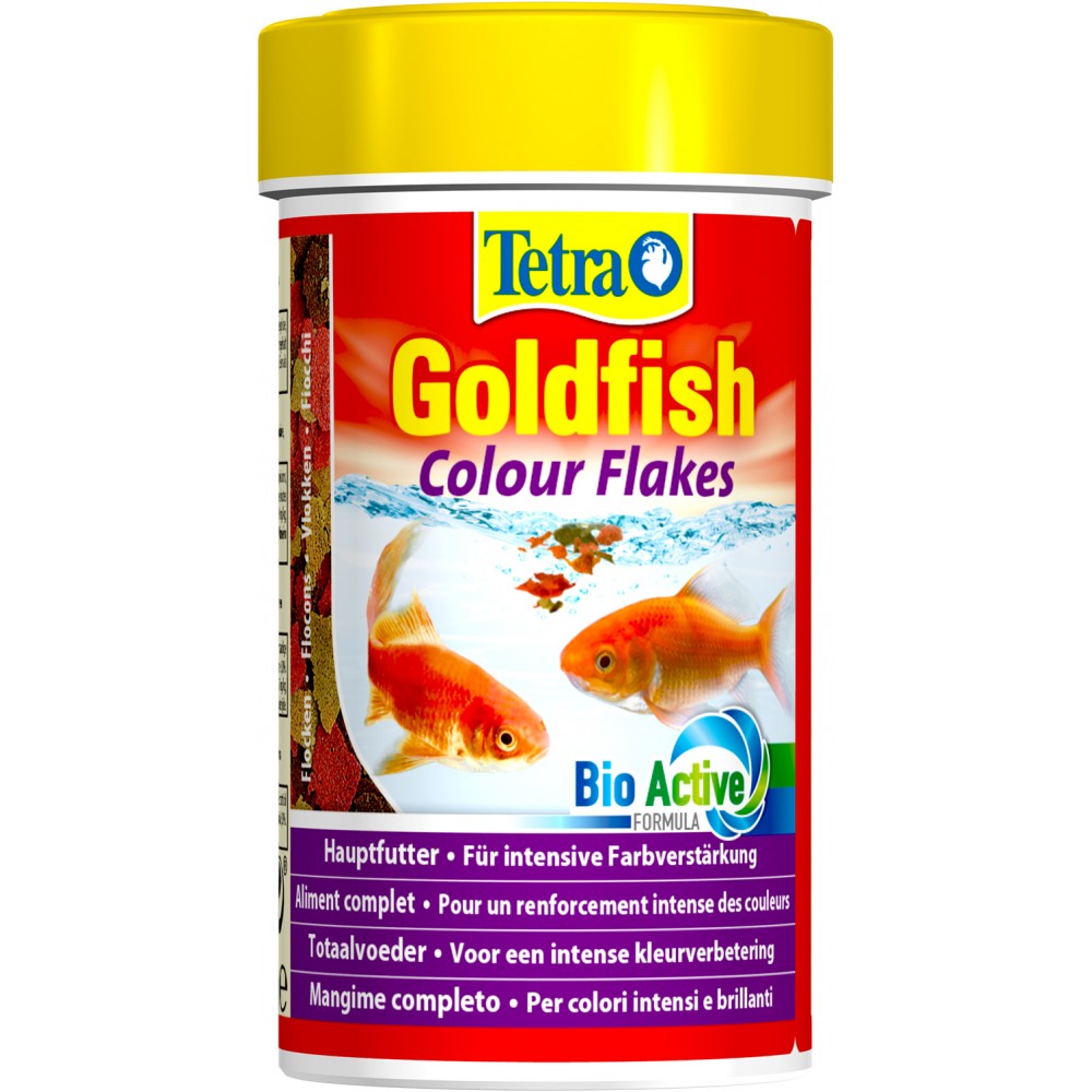 TetraGoldfish Colour корм в хлопьях для улучшения окраса золотых рыб 100 мл.
