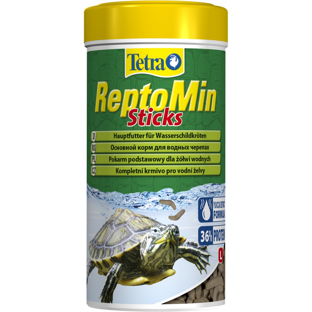 Tetra ReptoMin корм в виде палочек для водных черепах 250 мл