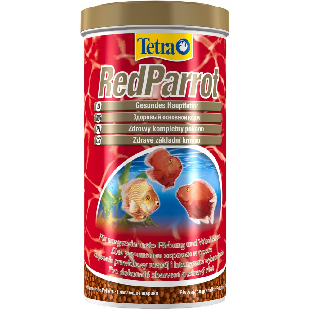 TetraRed Parrot корм для красных попугаев в шариках 1 л.