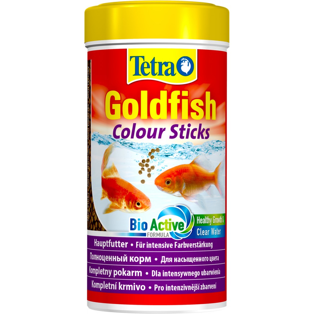 TetraGoldfish Colour Sticks корм в палочках для улучшения окраса золотых рыбок 250 мл.