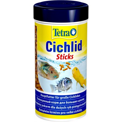 TetraCichlid Sticks корм для всех видов цихлид в палочках 250 мл.