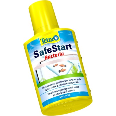 Tetra Safe Start бактериальная культура для запуска аквариума 50 мл
