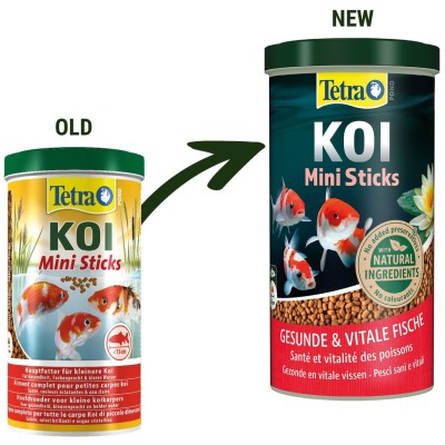 Tetra Pond Koi Mini Sticks корм для молодых кои в палочках 1 л