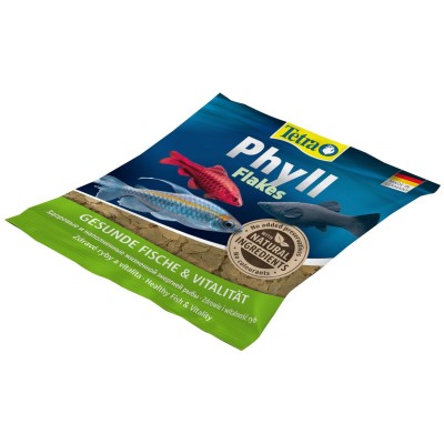 Tetra Phyll корм для всех видов рыб растительные хлопья 12 г (sachet)