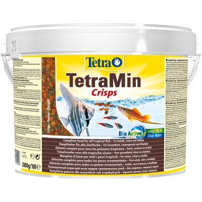 Tetra Min Pro Crisps корм-чипсы для всех видов рыб 10 л (ведро)