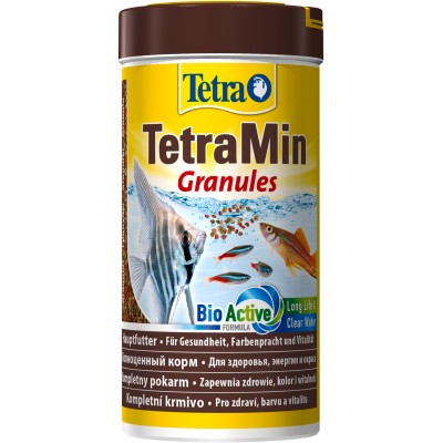 Tetra Min Granules корм для всех видов рыб в гранулах 250 мл.
