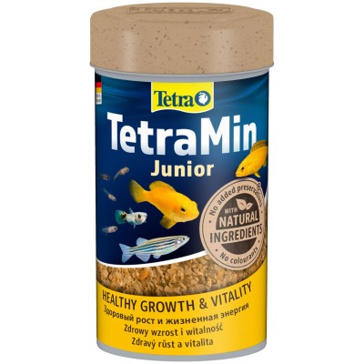 Tetra Min Junior корм в хлопьях для молоди рыб 100 мл.
