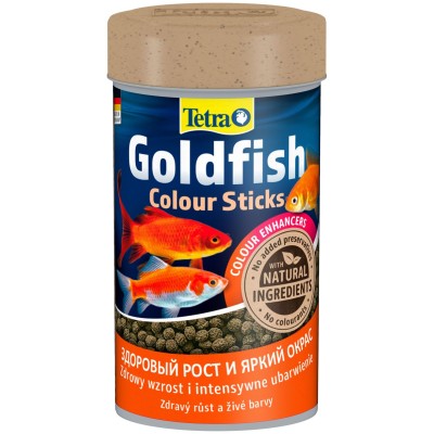 Tetra Goldfish Colour Sticks корм в палочках для улучшения окраса золотых рыбок 100 мл.