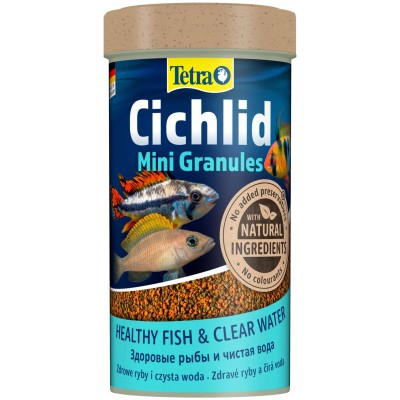 Tetra Cichlid Mini Granules корм для небольших цихлид в гранулах 250 мл.