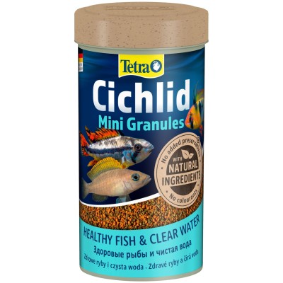 Tetra Cichlid Mini Granules корм для небольших цихлид в гранулах 250 мл.
