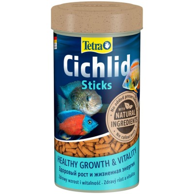 Tetra Cichlid Sticks корм для всех видов цихлид в палочках 250 мл.