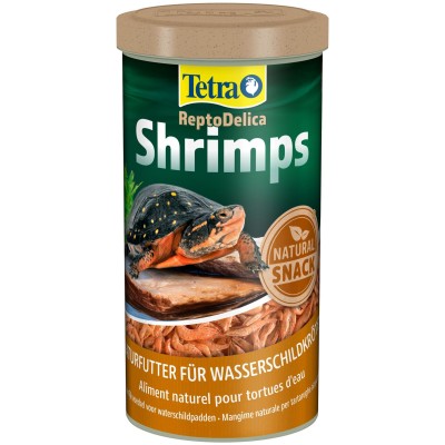 Tetra Repto Min Delica Shrimps  креветки лакомство для водных черепах 1 л