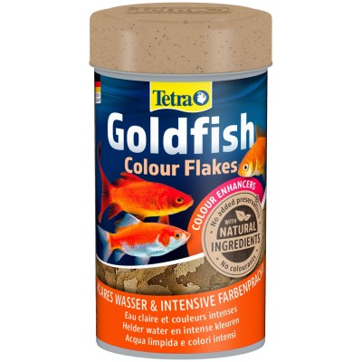 Tetra Goldfish Colour корм в хлопьях для улучшения окраса золотых рыб 100 мл.