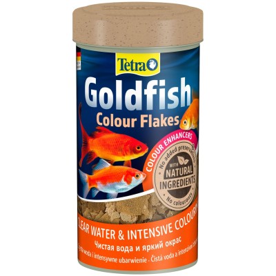 Tetra Goldfish Colour корм в хлопьях для улучшения окраса золотых рыб 250 мл.