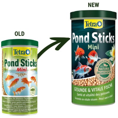 Tetra Pond Sticks Mini корм для мелких прудовых рыб мини-палочки 1 л