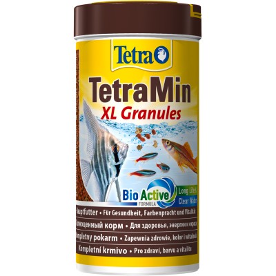 Tetra Min XL Granules корм для всех видов рыб крупные гранулы 250 мл.